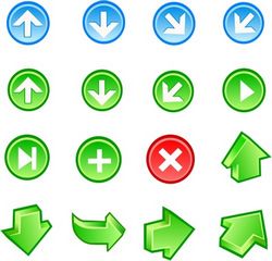 Free Vector Arrow Icons Free CDR