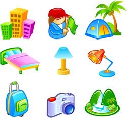 Free Vector Travel Icons Free CDR