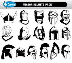 Free Vector Helmets Pack Free CDR
