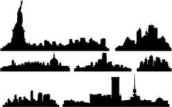 Free Vector City Skylines Free CDR