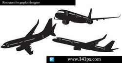 Airplane silhouettes Free CDR