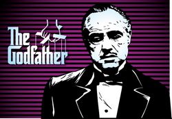 Marlon Brando Godfather Poster Free CDR