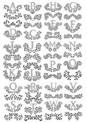 Floral Letters Free CDR