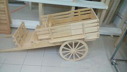 Laser-Cut Carriage Wooden Toy Free CDR