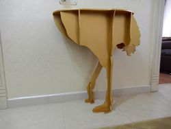 Ostrich Console Table Laser Cut CNC Template Free CDR