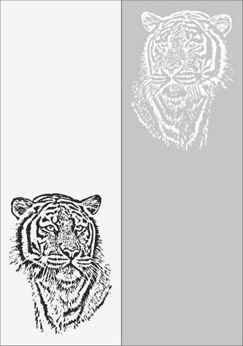 Sandblast Pattern Tiger Free CDR