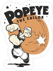 Popeye The Sailor Sticker Free CDR