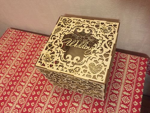 Wedding Box Laser Cutting Free CDR