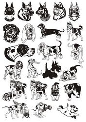 Dogs Vector Art Pack Free CDR