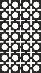 Seamless Square Circle Pattern Vector Free CDR