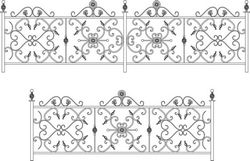 Decorative Wroughtiron Fence Or Railing Free CDR