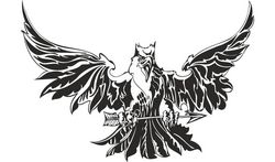 Eagle Attacking Tattoo Design Free CDR