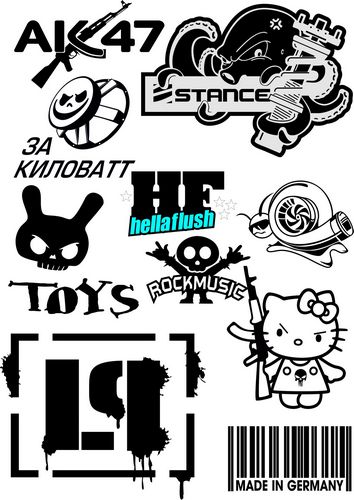 car stickers Free CDR