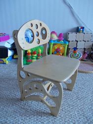 Children Chair DIY 3D Puzzle Free CDR