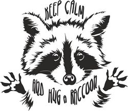 Funny Touching Raccoon Wants Hug Cuddle Free CDR