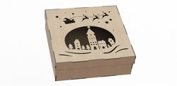 Box Made Of Plywood With A Pattern Cut By Laser Free CDR