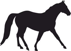 Horse Silhouette Free CDR