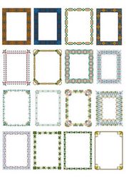 Creative Floral Borders Free CDR