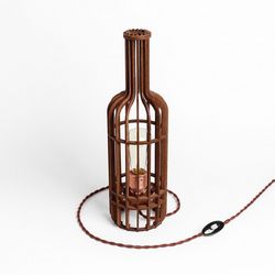 Plywood Bottle Lamp Free CDR