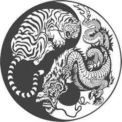 Tiger Dragon Yin Yang Free CDR