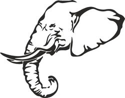 Elephant Stencil Free CDR