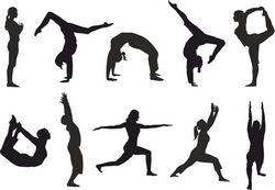 Yoga silhouette Free CDR