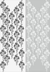Abstract Flowers Sandblast Pattern Free CDR