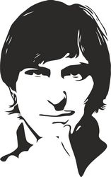 Steve Jobs Stencil Free CDR