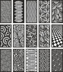 Modern Room Dividers Patterns Free CDR