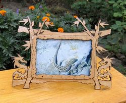 Dragon Picture Frame Design Free CDR