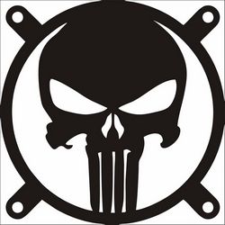 The Punisher Fangrill 120mm X 120mm Free CDR