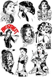Girls Vector Collection Free CDR