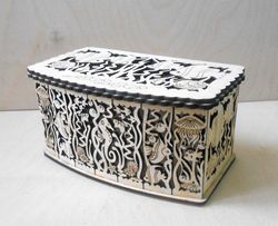 Gift Box Laser Cut CNC Router Plans 3mm Free CDR