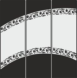 Decorative Frosted Glass Pattern Free CDR