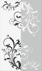 Decorative Floral Pattern Sandblast Pattern Free CDR