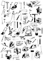 Tools Icons Set Sketch Free CDR