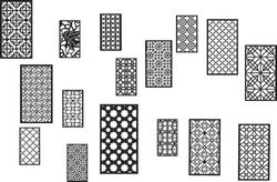 Collection Black White Geometric Seamless Patterns Free CDR