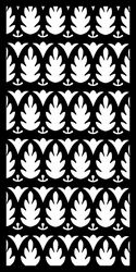 Black And White Flower Pattern Design Free CDR