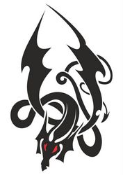Japanese Dragon Tattoo Stencil Free CDR