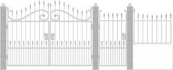Design Forged Gate Wicket Free CDR