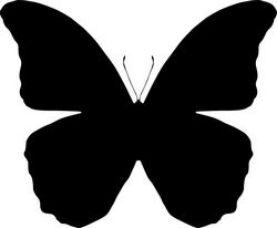 Butterfly Silhouettes Free CDR