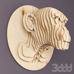 Monkey Head Plywood 3mm Free CDR