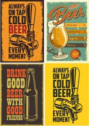 Retro Beer Posters 3 Free CDR