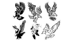 Awesome Tribal Eagle Tattoos Free CDR
