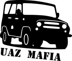 UAZ Mafia Sticker Free CDR