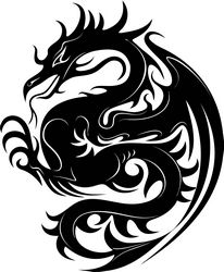Dragon Stencil Free CDR