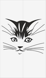 Cats Decal for Glass Free CDR