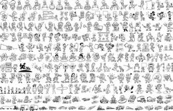 People Graphical Lineart Free CDR