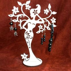Woman Tree Stand for jewelry Free CDR