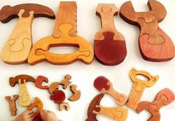 Instruments Wooden Jigsaw Puzzle Free CDR